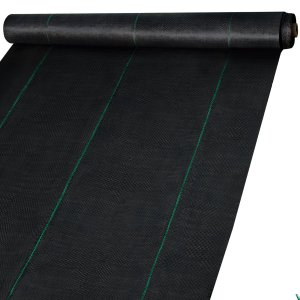 182,9 X 9144 cm kestävä PP-kudottu rikkaruohojen suojapeite maisemaan 68 g