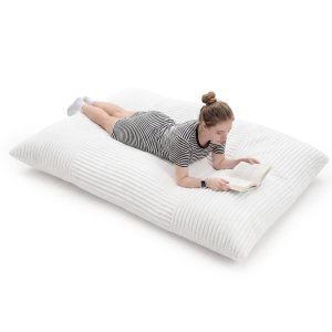 Muunneltava säkkituolisohva konepestävällä samettipäällisellä - beige
