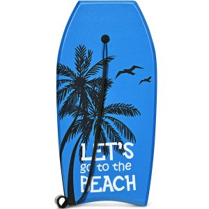 Kevyt kelluva lauta ja bodyboard (Bodyboard) uimarannalle lapsille ja aikuisille (pituus 106 cm), sininen