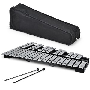 Taitettava alumiininen kellopeli Xylophone 30 Note pussilla